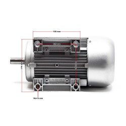 Sähkömoottori 1,5 kW (2 PS) 2850 k/min 220-240 V 1-vaiheinen 2-napainen kuparikäämitys