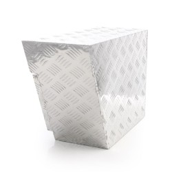 XPOtool alumiininen säilytyslaatikko alustaan oikea 600 x 250 x 400 mm, 50 l, hopea
