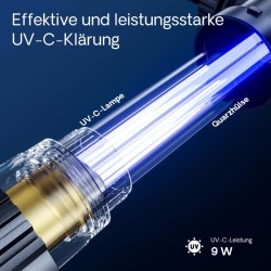 SunSun CBF-200T biologinen lampisuodatinjärjestelmä 9W UV-C-puhdistimella ja pumpulla, 6000 l/h