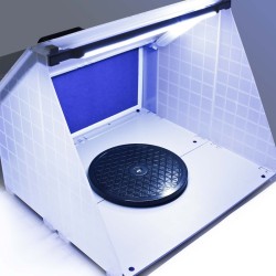 Airbrush-poistojärjestelmä 4 m³/min, 52 dB, Paint Station -taso, harmaa