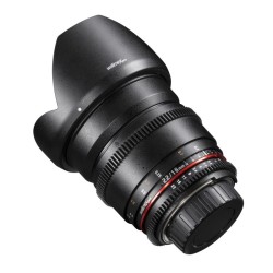 Walimex Pro 16mm 1:2,2 VCSC laajakulmaobjektiivi video- ja valokuvaukseen, Sony E, musta