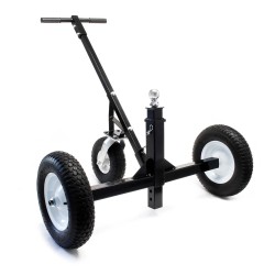 Siirtovaunu asuntovaunuille ja perävaunuille 3 pyörää säädettävä 50 mm kytkentäpallo max 500 kg