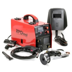 MIG MMA hitsauskone IGBT inverter 160 A punainen