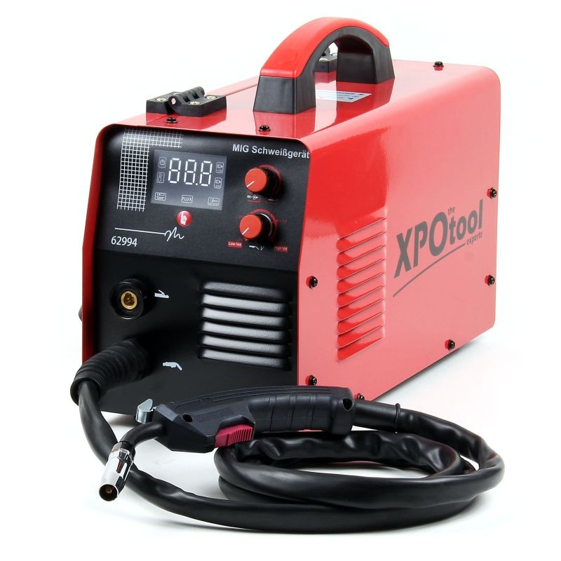 MIG/MMA-hitsauskone IGBT-inverter 160 A, punainen