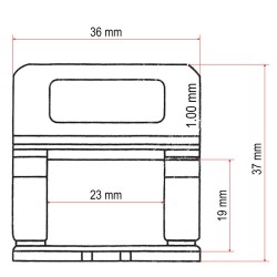 XPOtool laattatasoitusjärjestelmän kiinnikkeet 1,0 mm, 3000 kpl