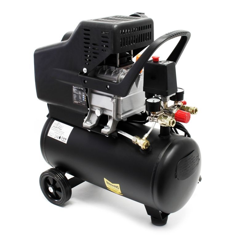 Painilmakompressori 24 l, 1100 W, 8 bar, musta