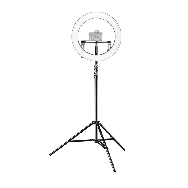 Walimex pro LED-rengasvalosetti 500 Bi Color, 32 W, WT-806 valojalusta