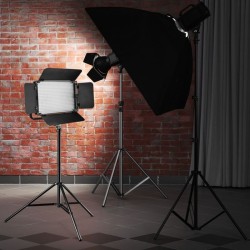 Walimex pro Niova 600 Plus Daylight LED valaisinsetti jalustalla ja kaukosäätimellä