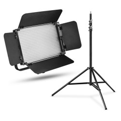 Walimex pro Niova 600 Plus Daylight LED-valaisinsetti jalustalla ja kaukosäätimellä
