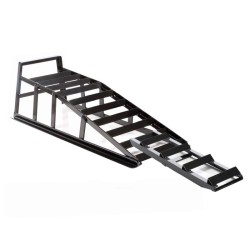 Ajoramppisetti 2 kpl + 2 jatkopalaa, 2 t, 915x350x275 mm, teräs, musta