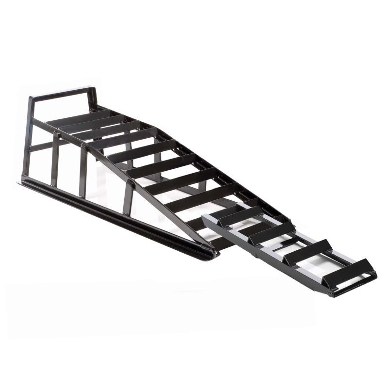 Ajoramppisetti 2 kpl + 2 jatkopalaa, 2 t, 915x350x275 mm, teräs, musta
