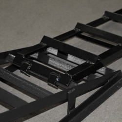Ajoramppisetti 2 kpl + 2 jatkopalaa, 2 t, 915x350x275 mm, teräs, musta