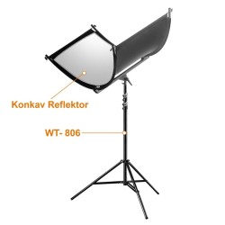 Walimex pro kovera heijastinsarja 150 x 60 cm 3-in-1 ja WT-806 jalusta 256 cm