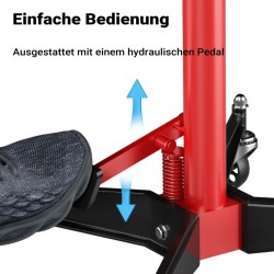 Hydraulinen vaihteistonnoste 500 kg, nostokorkeus 110–195 cm, 4 ohjauspyörää