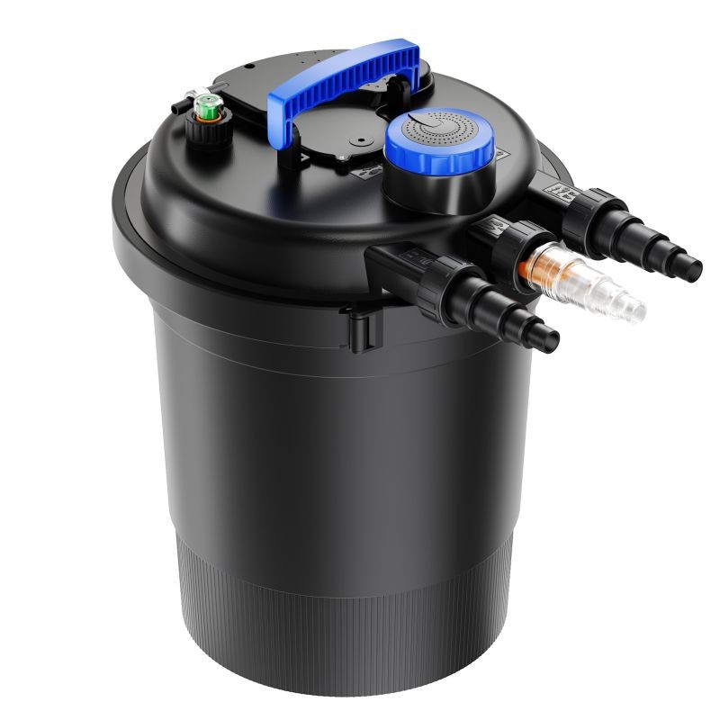 CPF-250 painesuodatin 10 000 l/h, 11 W UVC-kirkastin, lampisuodatin 10 000 l