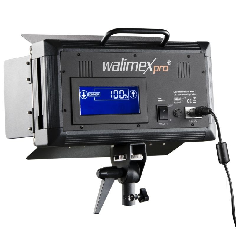 Walimex pro LED 500 LED-paneelivalaisin ja WT-806-jalusta 256 cm