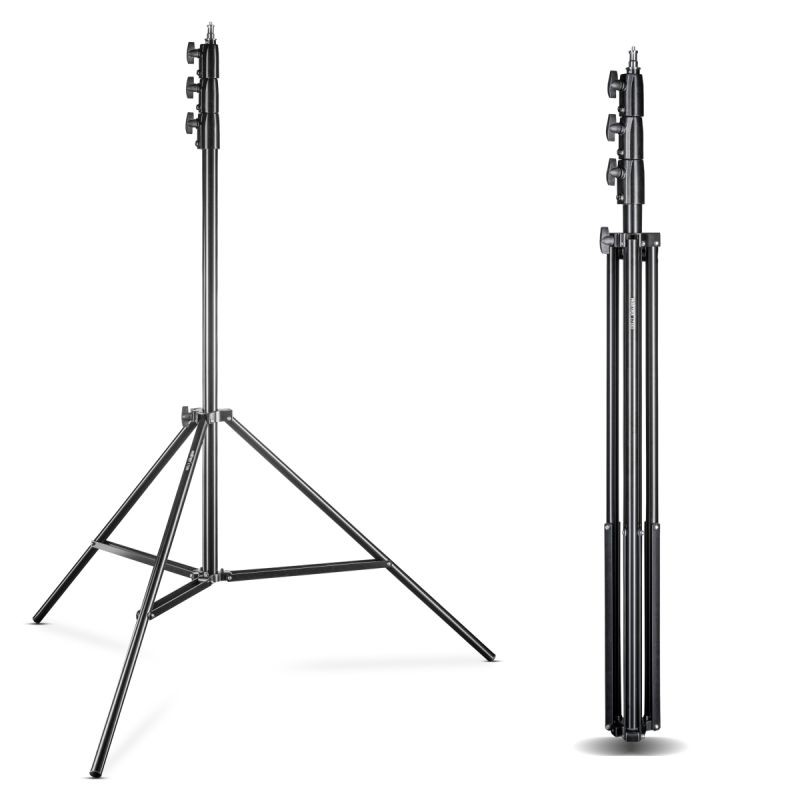Walimex pro AIR 355 valojalusta 2 kpl, max. 355 cm, alumiini, ilmapuskuri, 8 kg kantavuus