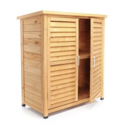 Puutarhakaappi kuusipuuta ruskea 870 x 465 x 916 mm pulpettikatto