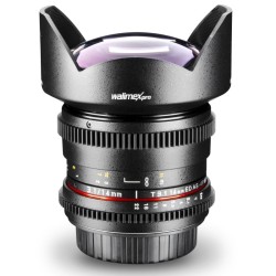 Walimex Pro 14 mm 1:3,1 VDSLR laajakulmaobjektiivi valokuvaus- ja videokuvaukseen Nikon F, musta