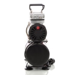 Airbrush-kompressori AS196, 2 sylinteriä, 3 l, 6 bar, modellinrakennukseen, tatuointeihin ja kynsitaiteeseen