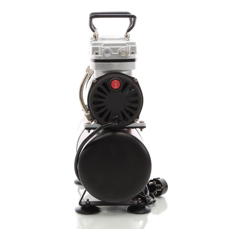 Airbrush-kompressori AS196, 2 sylinteriä, 3 l, 6 bar, modellinrakennukseen, tatuointeihin ja kynsitaiteeseen