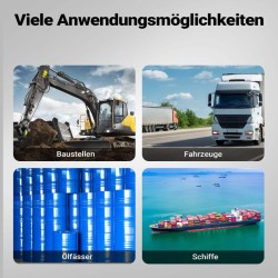 Polttoainepumppu 12 V 180 W 57 l min diesel ja bensiini 3200 k min
