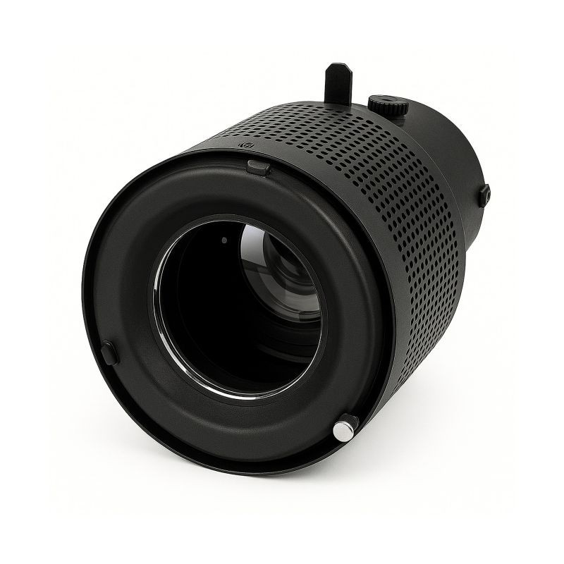 Walimex Universal projektioyksikkö Elinchrom-yhteensopiva, 270 x 160 x 160 mm, 4 värisuodatinta ja 4 goboa