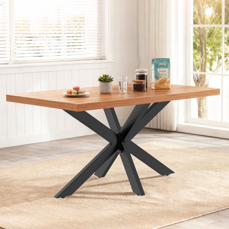 XPOtool Spider-pöytänjalat terästä, musta, 1200 x 680 x 710 mm