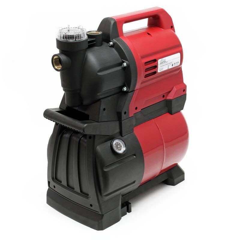 Automaattinen vesipumppujärjestelmä 1300 W 4500 l/h 19 l painesäiliöllä punainen