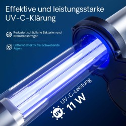 SunSun CPA-2500 painesuodatin 6000 l/h, 11 W UVC-selkeytin, 6000 l lampiin