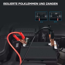 Boost 430 Akkulaturi ja käynnistysavustin 12 V 24 V 30 A 50-750 Ah