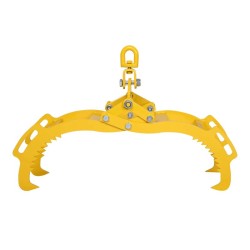 Puunsiirtopihti tukkien nostoon, max 620 mm, 1200 kg, keltainen