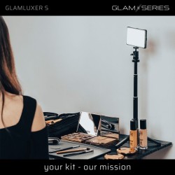 GLAMSERIES GlamLuxer S LED-paneeli, musta, 12 W, säädettävä värilämpötila