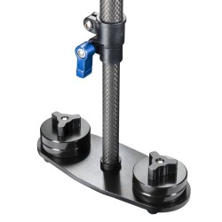Walimex pro StabyPod XS kameran stabilisaattori 40 cm alumiini ja hiilikuitu DSLR kameroille