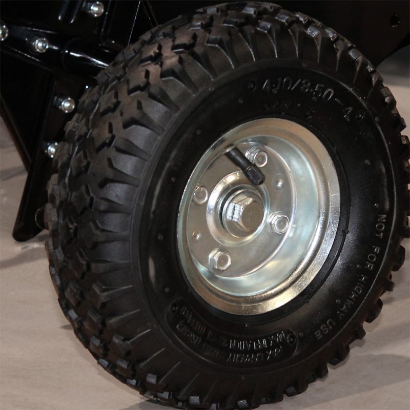 Nurmikon ilmastin 90 cm, työsyvyys 7,6 cm, teräksinen, kytkimellä, nurmikkelitraktorille ja ATV:lle
