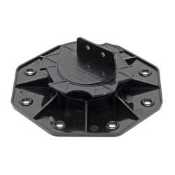 XPOtool Säädettävät terassijalat 100 kpl, 18–28 mm, 2700 kg, musta