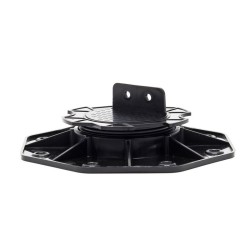 XPOtool Säädettävät terassijalat 100 kpl, 18–28 mm, 2700 kg, musta