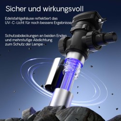 SunSun CUV-772 UVC-puhdistin lampiin 8000 l/h, 72 W
