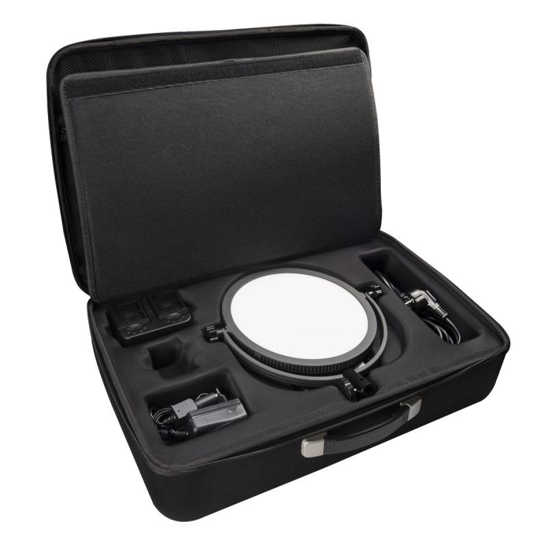 walimex pro LED Round 300 LED-valaistussetti WT-806 jalustalla