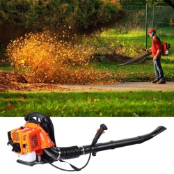 Bensiinikäyttöinen selkäpuhallin 1 7 PS 1 2 l oranssi