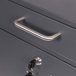 Postilaatikkosetti V52 2x2, antrasiitti, sinkitty teräs, lukittava seinäpostilaatikko, 4 kpl