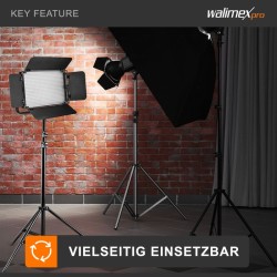 Walimex pro Niova 900 Plus Bi Color LED-paneelivalaisin, 54 W, kaukosäätimellä
