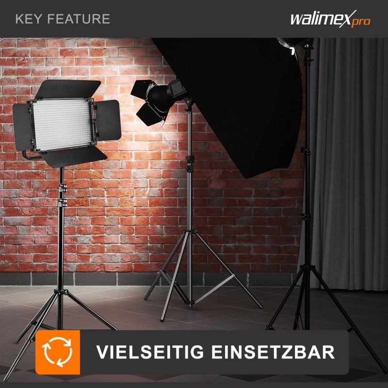 Walimex pro Niova 900 Plus Bi Color LED-paneelivalaisin, 54 W, kaukosäätimellä