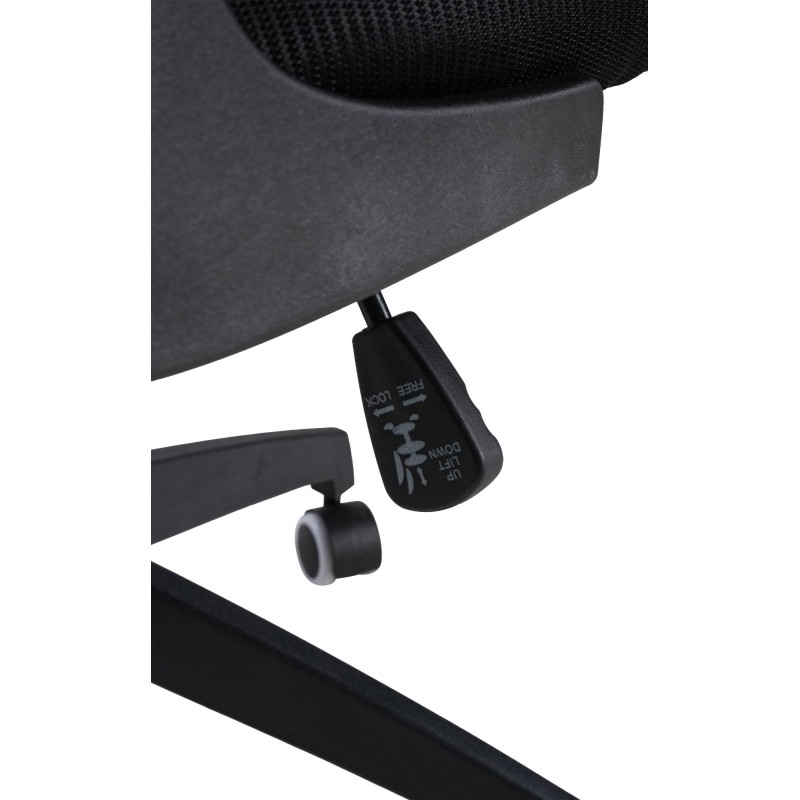 Hudson ergonominen toimistotuoli säädettävällä ristiselän tuella ja verkkoselkänojalla