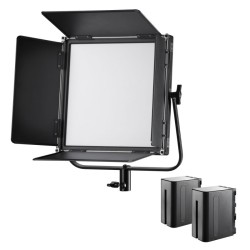 Walimex Pro 21379 Soft LED 520 Brightlight Bi Color LED paneelivalaisinsetti musta