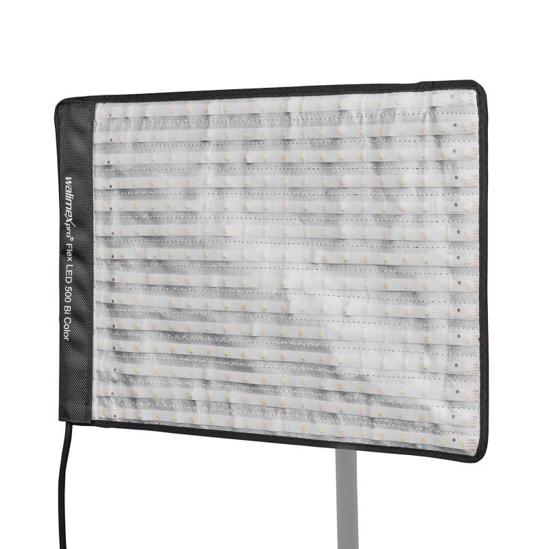 Walimex pro Flex LED 500 Bi Color LED-valomatto, 50 W, 40 x 30 cm, joustava studiovalaistus