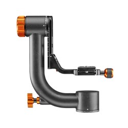 Walimex pro Carbon Gimbal Head C15 hiilikuituinen gimbal pää 15 kg kantavuus Arca Swiss