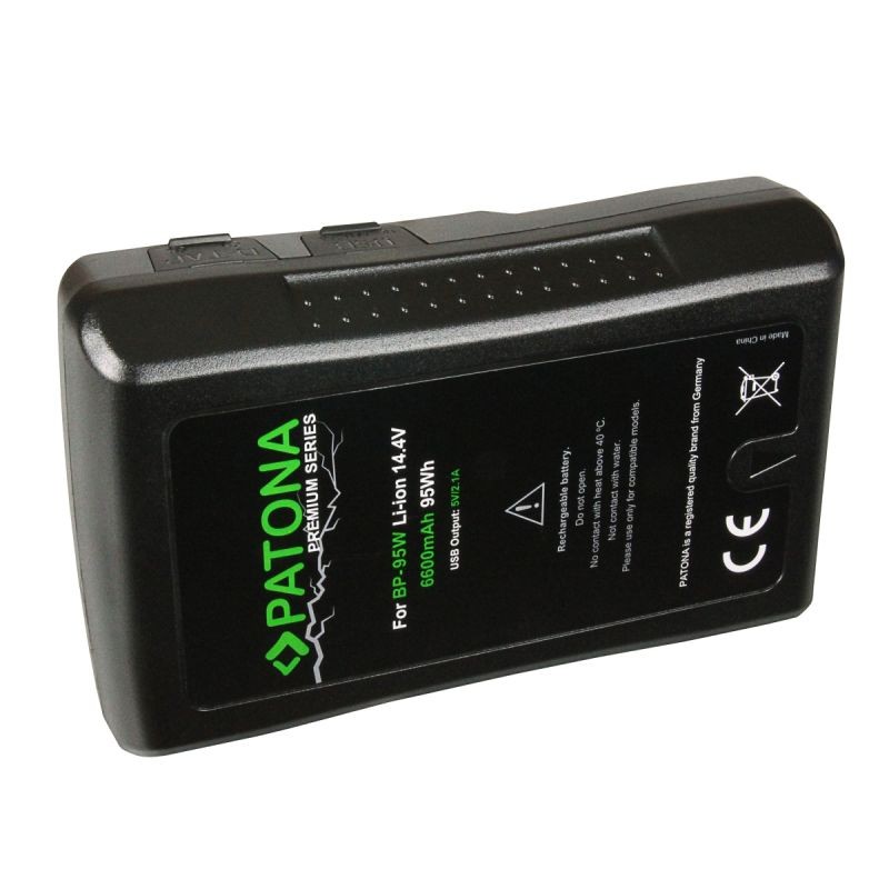 Patona V-Mount-akku 95 Wh / 14,4 V / 6600 mAh