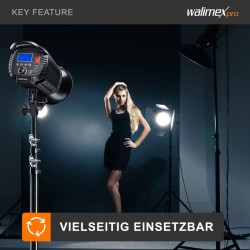 Walimex pro LED Niova 100 Plus Daylight LED-studiovalo 100 W, 5600 K, Bowens S-Type