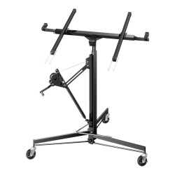 XXL levynostin max 68 kg korkeus 140 350 cm max leveys 2 90 m musta